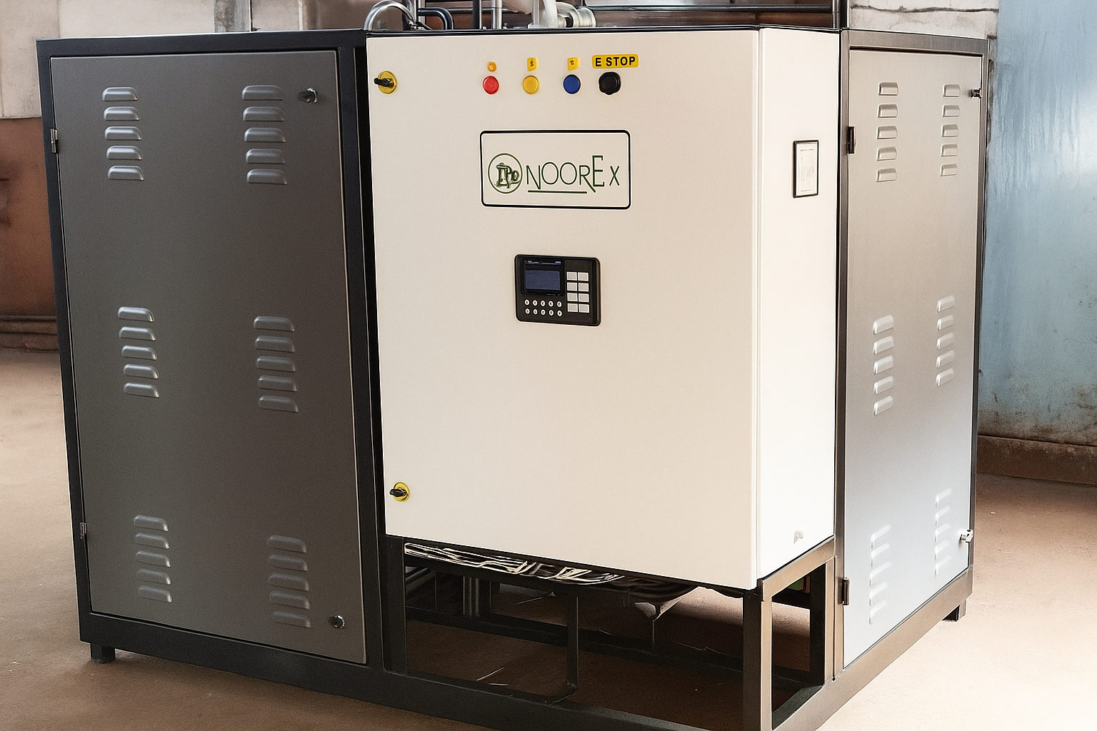 IBR Steam Boiler - Side View