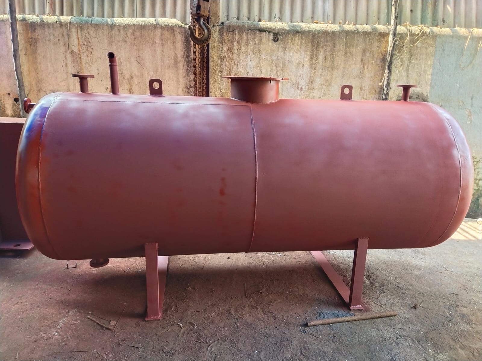 Industrial Storage Tank - Top View